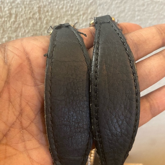 Authentic Gucci Leather Medium Chain Black Soho Shoulder Bag - Picture 7 of 8